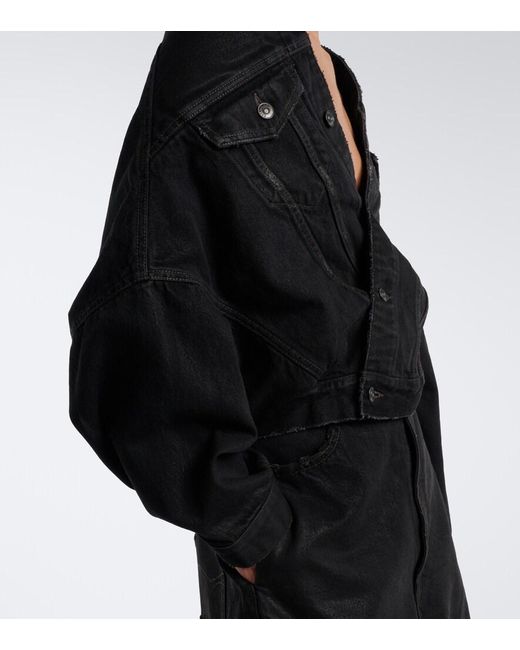 Balenciaga Black Denim Jacket