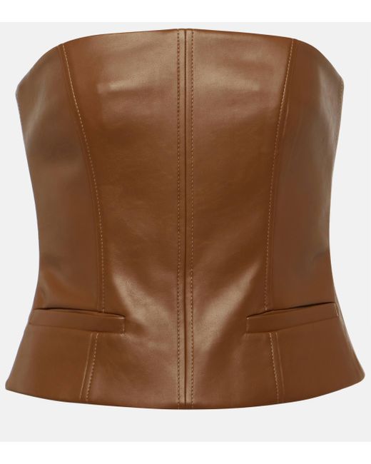 Top bustier AYA MUSE en coloris Brown