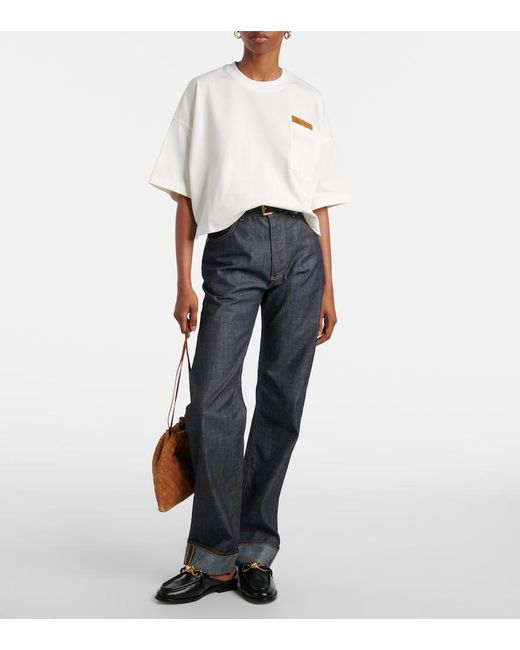 Bottega Veneta White T-Shirt With Pocket