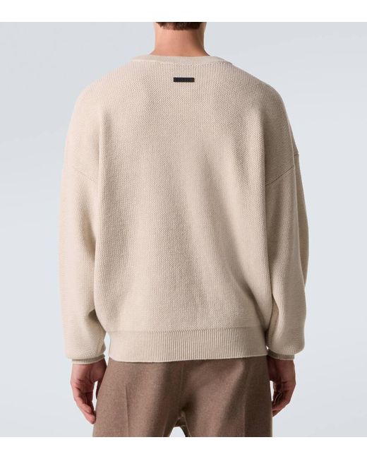 Fear Of God Natural Virgin Wool Sweater for men