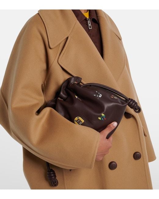 Loewe Brown X Louis Wain Flamenco Medium Clutch