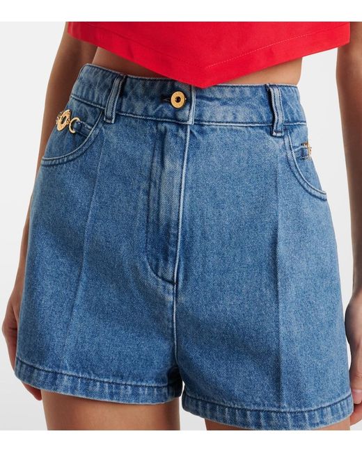 Patou Blue Denim Shorts