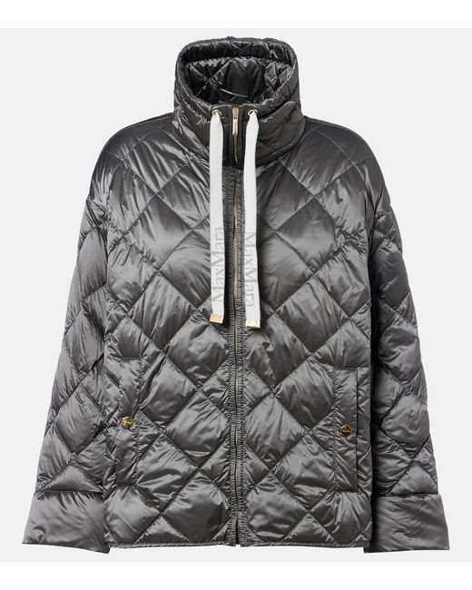 Max Mara Black The Cube Technical Puffer Jacket
