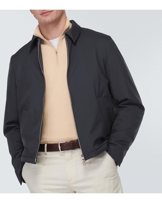 Loro Piana Natural Roadster Cashmere Half-Zip Sweater for men