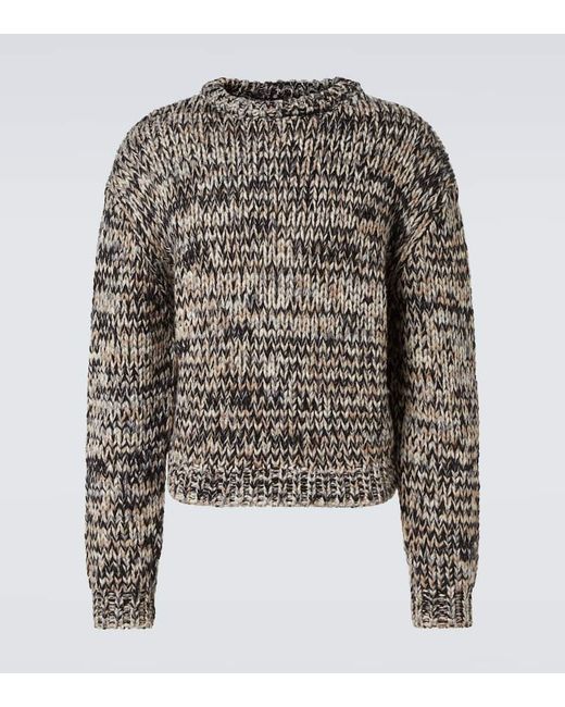 Lemaire Multicolor Wool-Blend Sweater for men