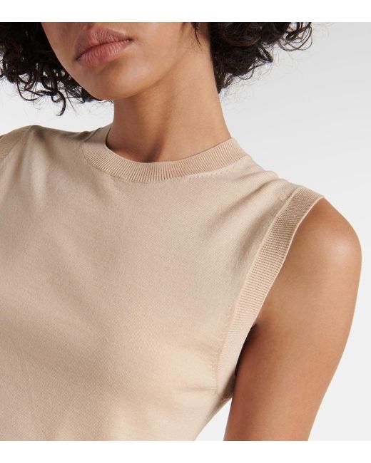 Chloé Natural Wool Tank Top