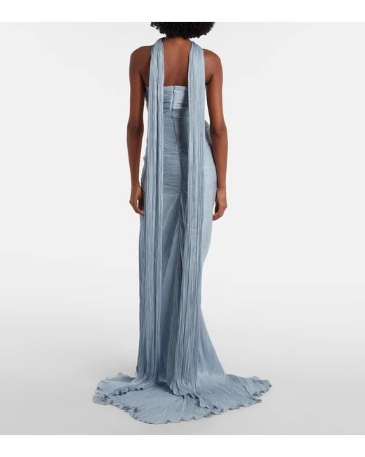 Marmar Halim Blue Robe Tatiana