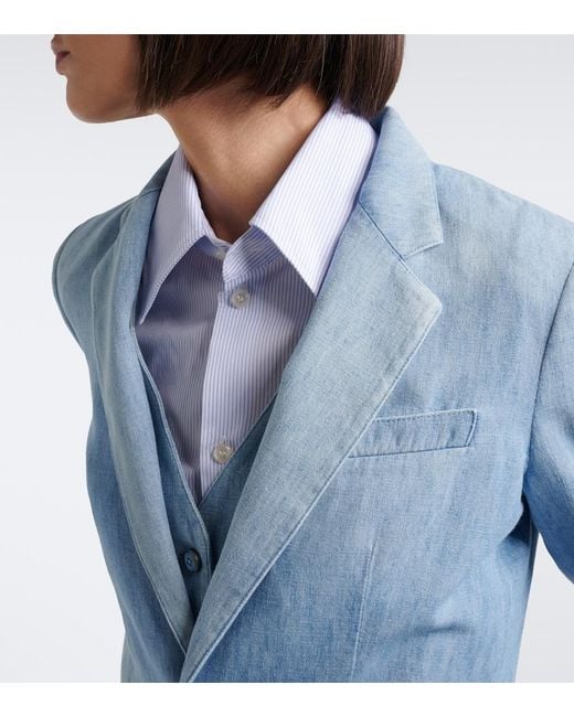 Ralph Lauren Blue Denim Blazer
