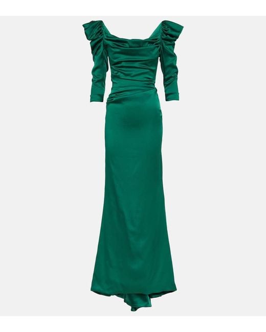 Abito Lungo Astral di Vivienne Westwood in Green