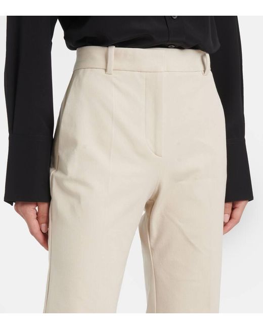 Joseph Natural High-Rise Flared Pants