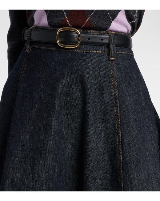 Self-Portrait Blue Jeansrock