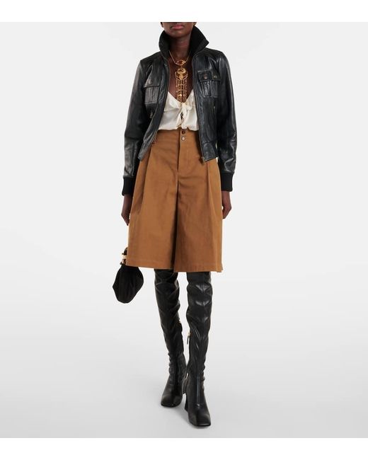 Chloé Black Overknee-Stiefel Janis 80 Aus Lederimitat