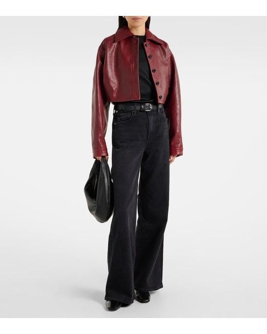 Citizens of Humanity Blue Paloma High-Rise Wide-Leg Jeans