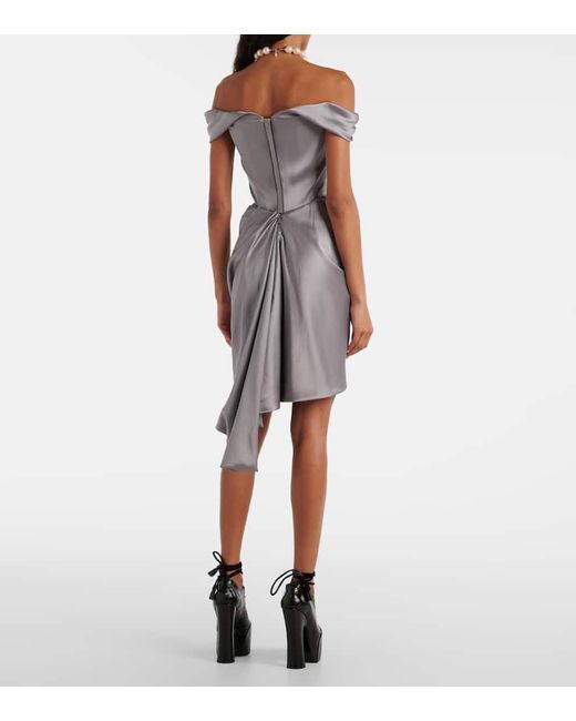 Robe De Mariee Nova Cora En Satin Vivienne Westwood en coloris Gray