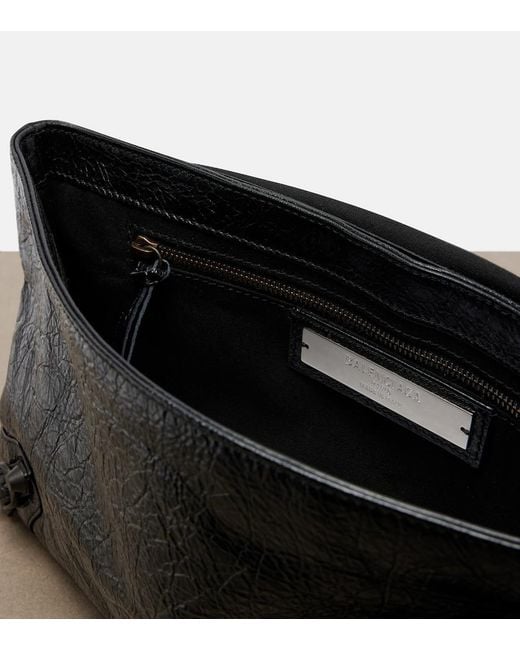 Balenciaga Black Le City Leather Clutch