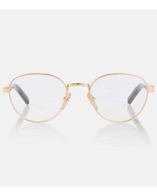 Prada Metallic Round Sunglasses