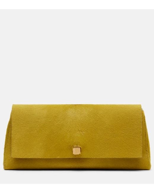 Clutch Audrey di Khaite in Yellow