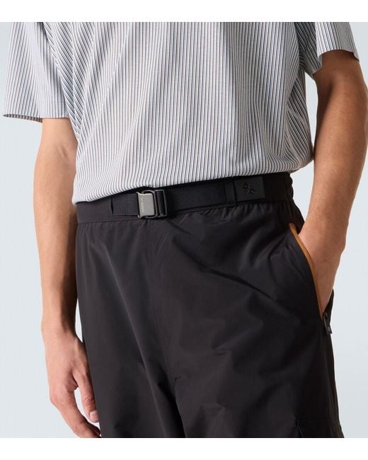 Loewe Black X On Belted Technical Cargo Pants for men