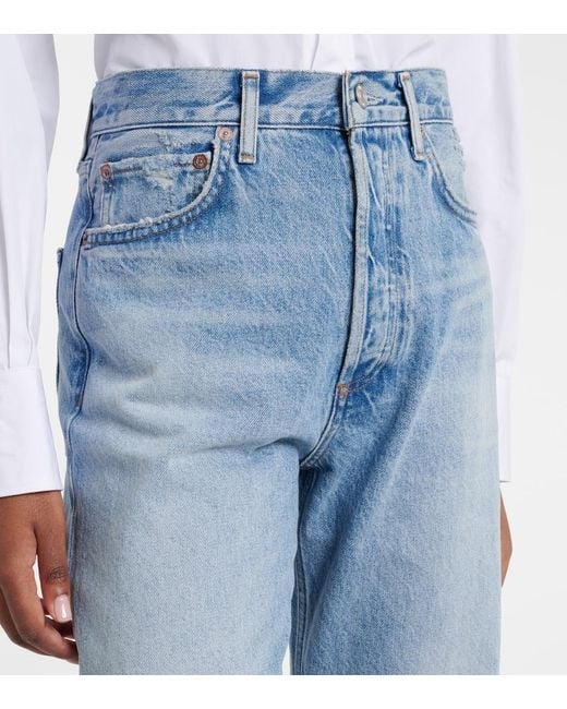 Agolde Blue '90S Straight Jeans