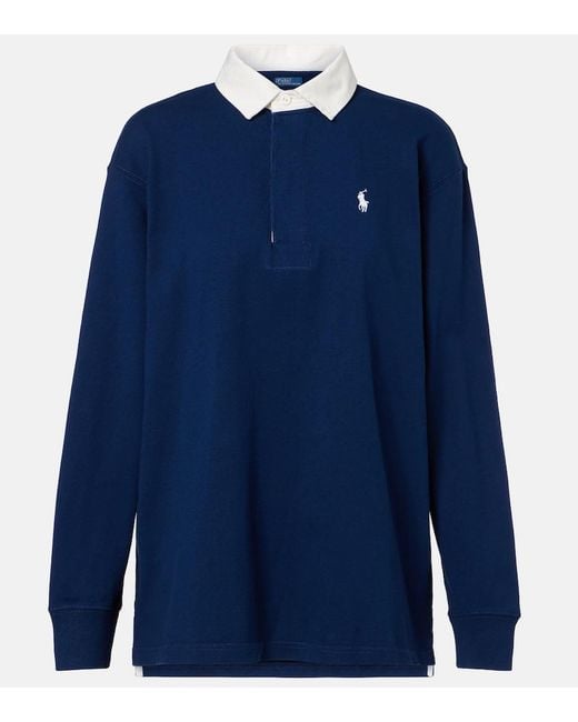 Polo Ralph Lauren Blue Cotton Polo Sweatshirt