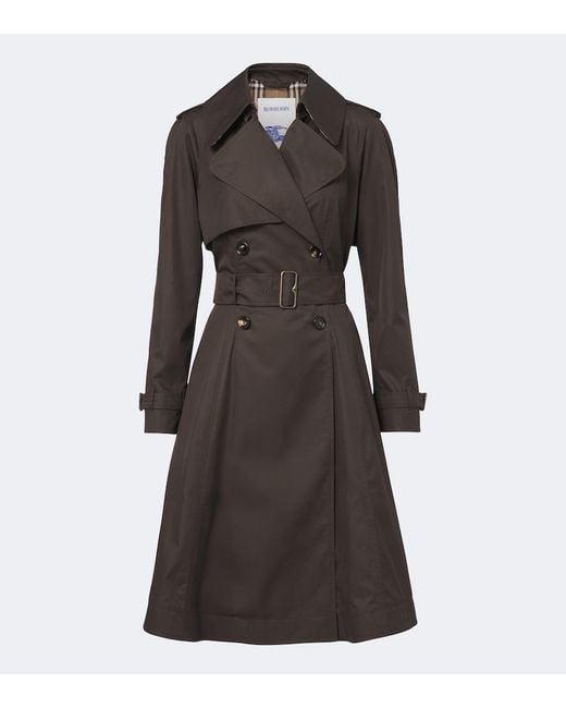 Burberry Brown Pembury Cotton Gabardine Trench Coat