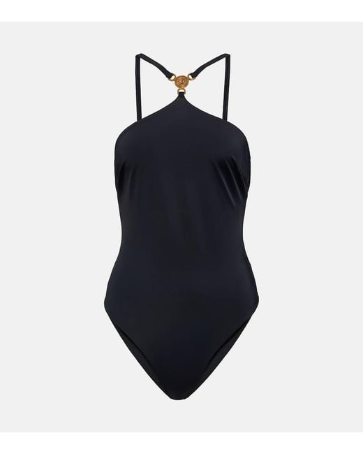 Versace Blue Medusa Swimsuit