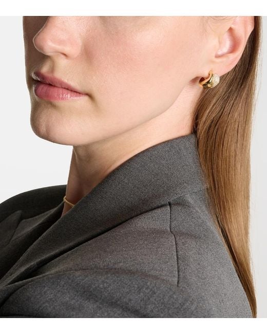 SHAY White 18Kt Earrings With Diamonds