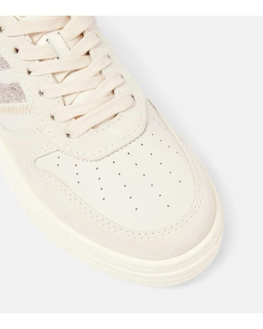 Hogan Natural H630 Leather Sneakers