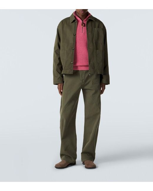J.W. Anderson Green Denim Jacket for men