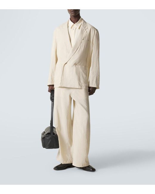 Lemaire Natural Silk-Blend Blazer for men