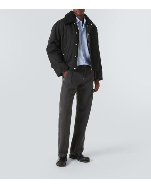 Our Legacy Black Ace Cotton-Blend Jacket for men