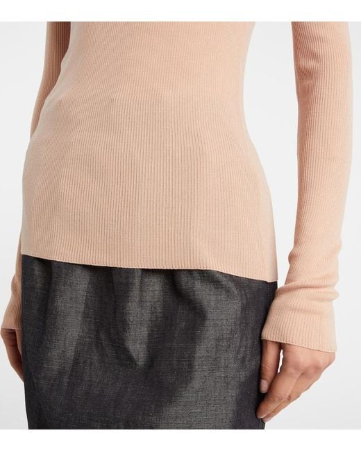 Prada Pink Virgin Wool Sweater