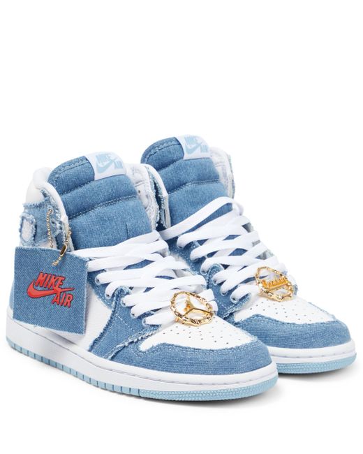 Nike Blue Sneakers Air Jordan 1 High