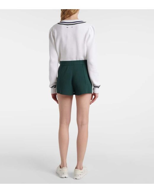 The Upside Green Les Border Evert Knitted Shorts