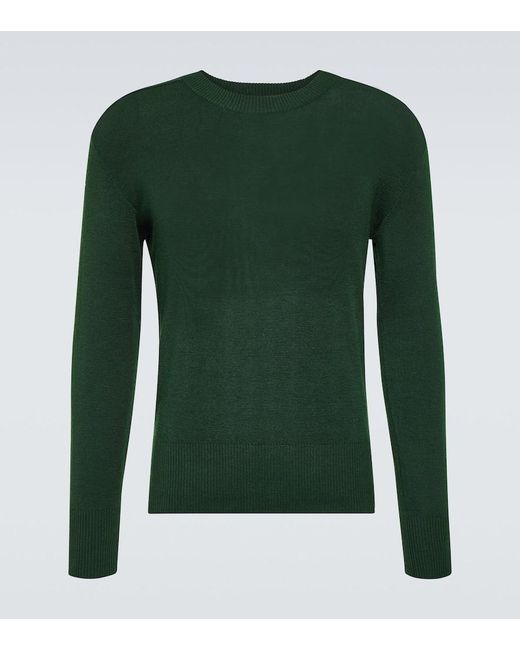 Jersey de lana Burberry de hombre de color Green
