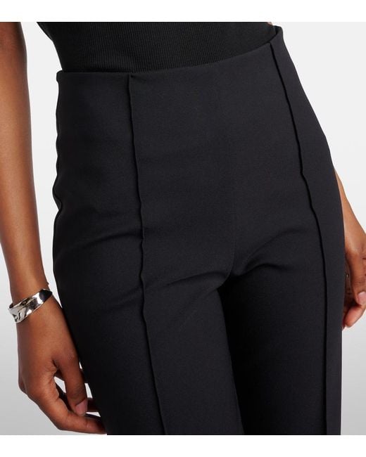 Jonathan Simkhai Blue Michelle Flared Pants