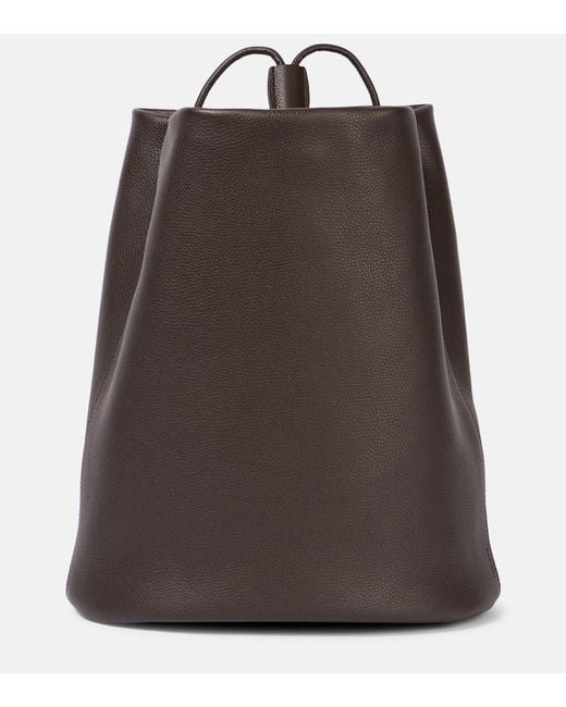 The Row Women's Brown Joe Leather Backpack