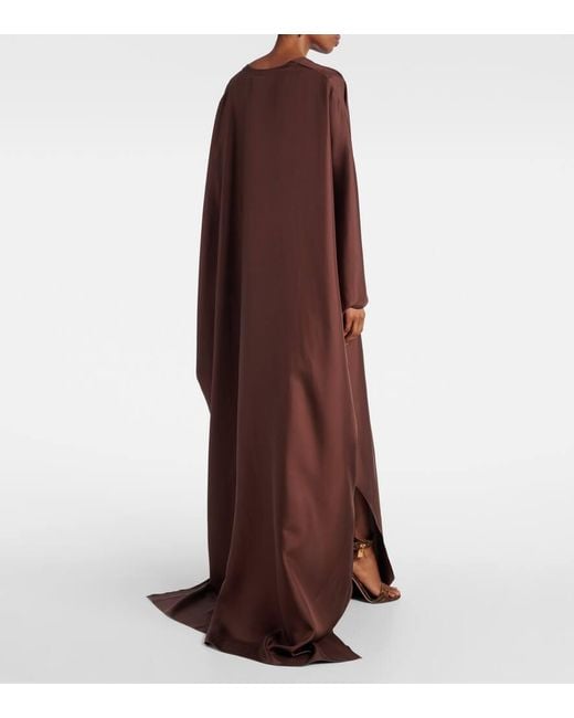Tom Ford Brown Silk Twill Kaftan