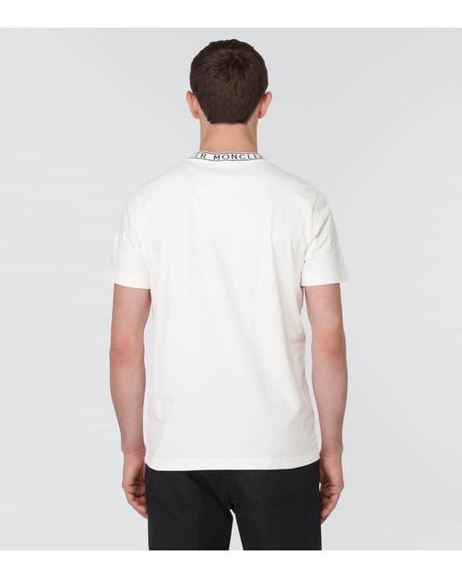 Moncler T-shirt mit logo in White für Herren