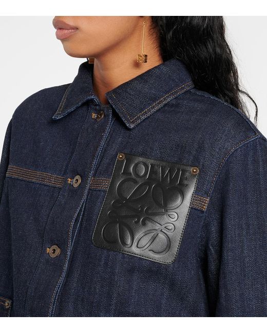 Loewe Blue Workwear Denim Jacket