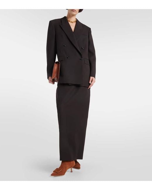 Bottines Baylow En Daim A Ornements Manolo Blahnik en coloris Brown