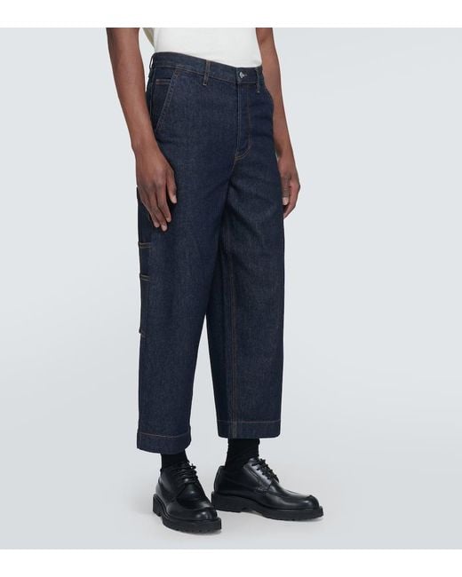 Dries Van Noten Straight Jeans in Blue für Herren
