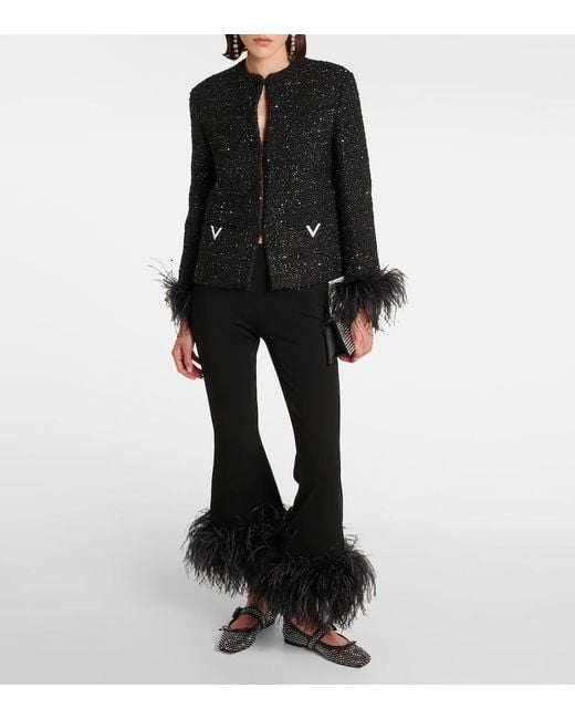 Christian Louboutin Black Mamastrapitina Crystal-Embellished Mesh And Leather Ballet Flats