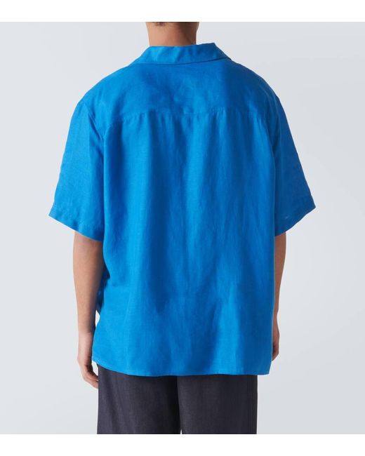 Loewe Paula's Ibiza Hemd Anagram aus Leinen in Blue für Herren