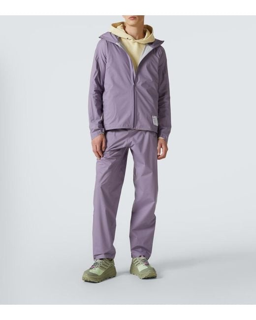 Satisfy Purple Pertex 3L Fly Raincoat for men