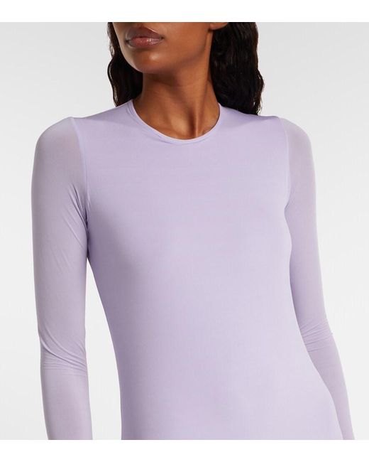 Wardrobe NYC Purple Jersey Maxi Dress