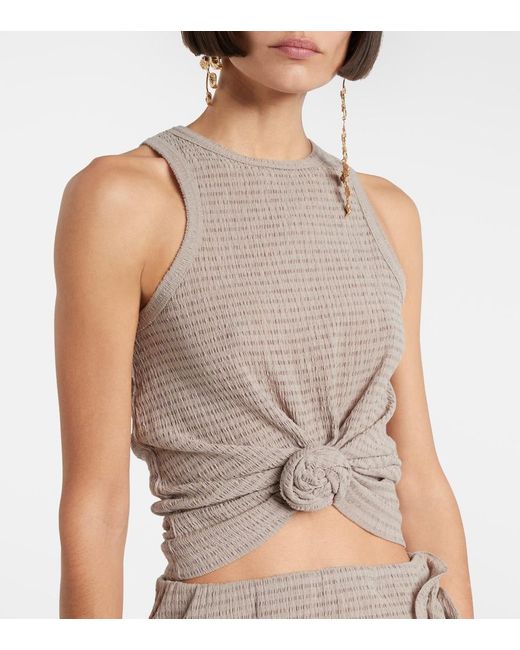 Magda Butrym Natural Knotted Top