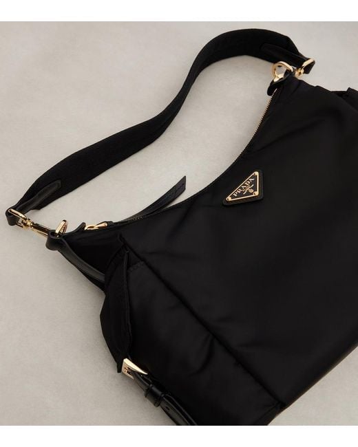 Prada Black Explore Re-Nylon Large Shoulder Bag