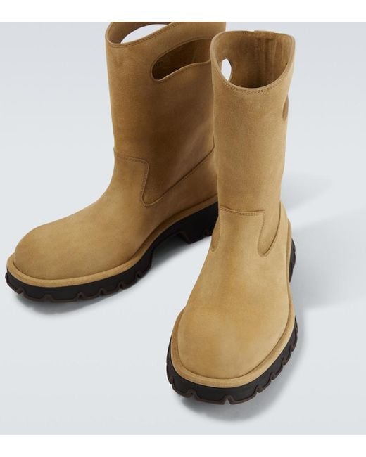 Loewe Stiefel Bobby Aus Veloursleder in Natural für Herren