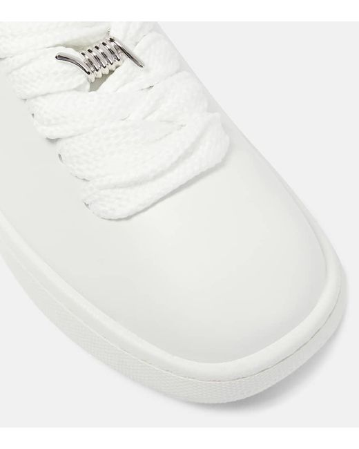 Burberry White Leder Sneaker Storage Box